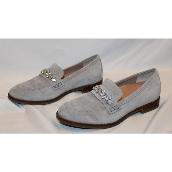 Vionic‎ Willa Wedge Women's Leather Slip-on Loafer SZ 7 GRAY NIB - Picture 4 of 8